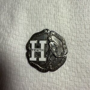 Vintage Silver Medal Pendant